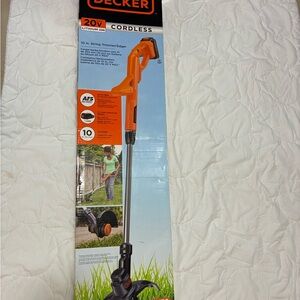 Black & Decker Orange Cordless Trimmer